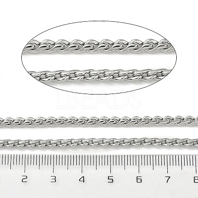 304 Stainless Steel Wheat Chains CHS-C020-01P-1