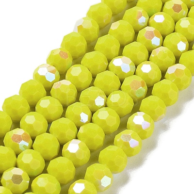Opaque Glass Beads Strands EGLA-A035-P10mm-L04-1