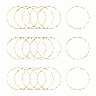 Brass Linking Rings X-KK-Y003-03L-G-1
