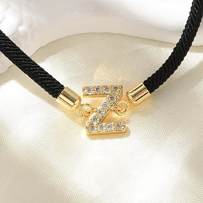 Adjustable Nylon Cord Bracelets BJEW-C096-01G-26-1