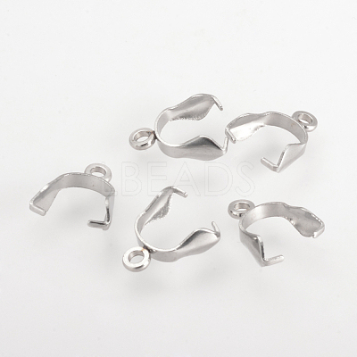 Tarnish Resistant 304 Stainless Steel Ice Pick Pinch Bails STAS-Q210-101-1