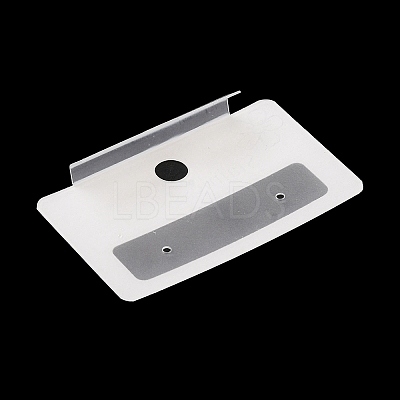 Paper & Plastic Single Earring Display Card with Word Stainless Steel CDIS-L009-11-1