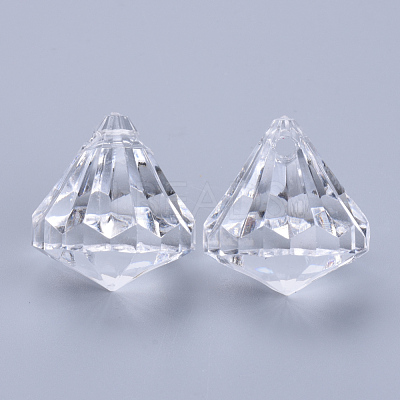 Transparent Acrylic Pendants TACR-Q260-D-V01-1