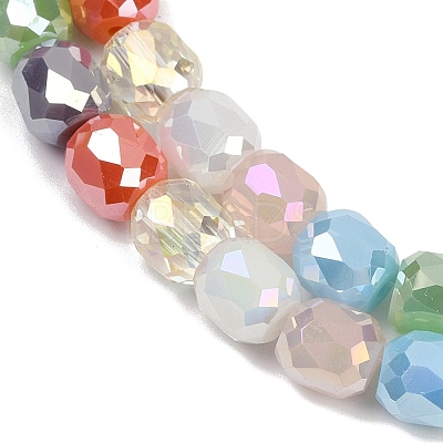 Electroplate Glass Beads Strands EGLA-G039-03A-02-1