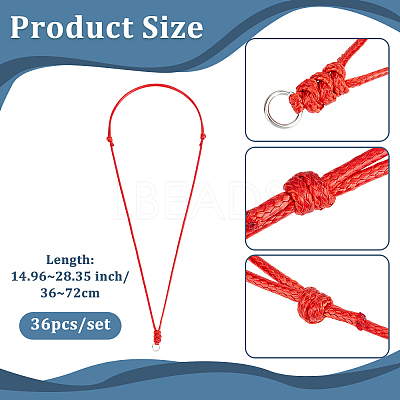 9Pcs Waxed Polyester Cord Necklace Making NJEW-PH01585-1