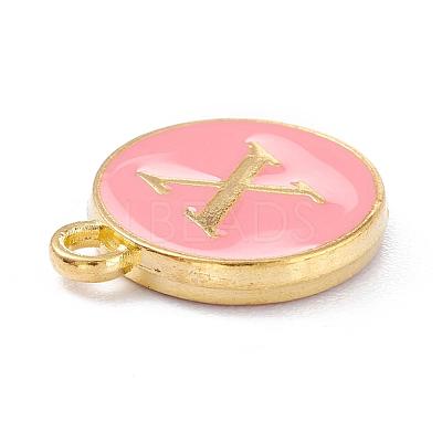 Golden Plated Alloy Enamel Charms ENAM-Q437-14X-1