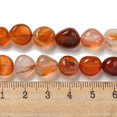 Natural Brazil Red Agate Beads Strands G-L599-A01-01-1