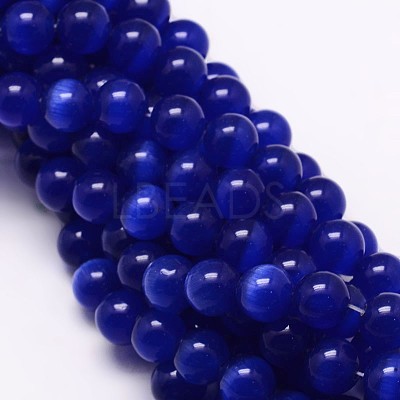 Cat Eye Beads Strands X-CE-M011-10mm-03-1