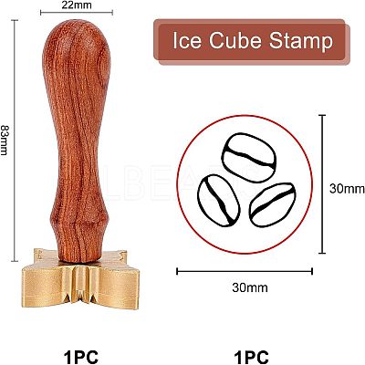 1Pc Brass Stamp Head DIY-OC0008-42E-1