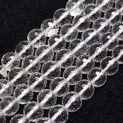 Natural Quartz Crystal Beads Strands X-G-D840-11-8mm-1