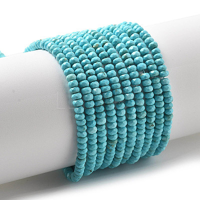 Natural Howlite Beads Strands G-K394-A01-4x2mm-1