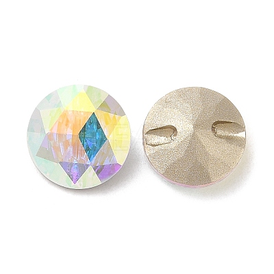 K5 Glass Rhinestone Buttons RGLA-H109-05-1