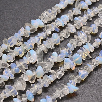 Opalite Chip Bead Strands X-G-M205-33-1