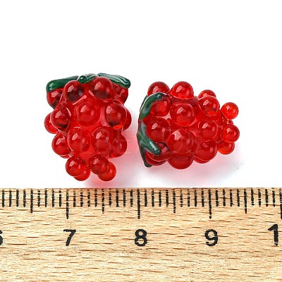 Handmade Lampwork Beads X-LAMP-WH0012-02E-1