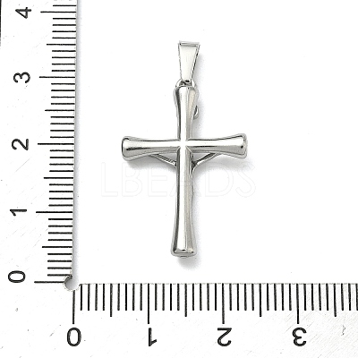 304 Stainless Steel Pendants STAS-F336-18P-02-1