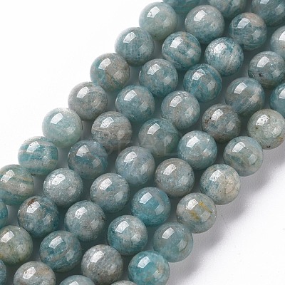 Natural Amazonite Beads Strands G-S333-6mm-005-1