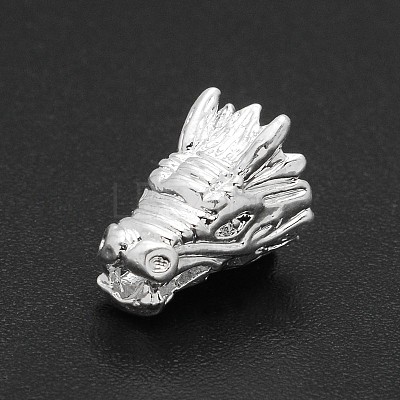 Dragon Head Alloy Beads PALLOY-O059-05-1