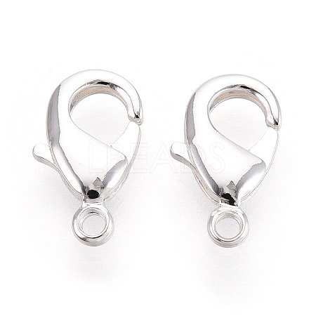 Brass Lobster Claw Clasps KK-YW0004-01C-S-1