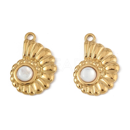 304 Stainless Steel Pendants STAS-P396-02G-02-1