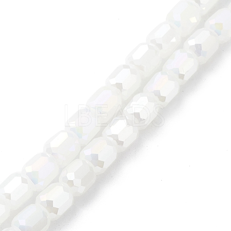 Imitation Jade Glass Beads Strands EGLA-K015-04D-1