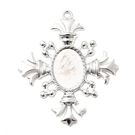Alloy Cabochon Settings PW-WGAB9EB-12-1