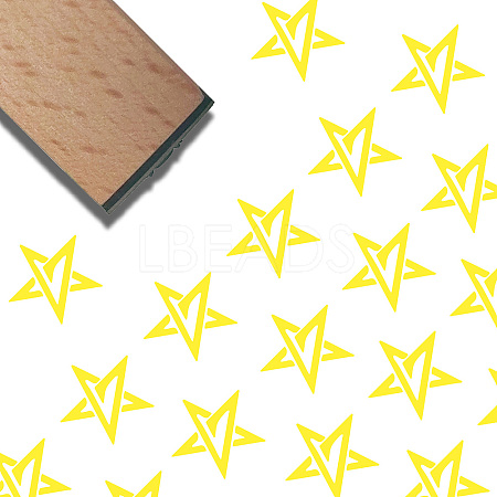 Square Wooden Stamps DIY-WH0546-010-1