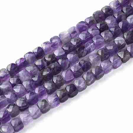 Natural Amethyst Beads Strands G-L537-001-1