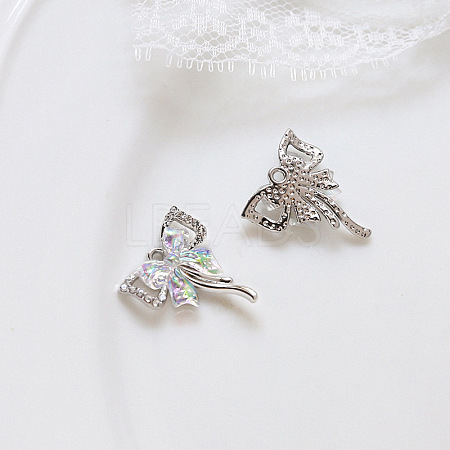 Alloy Cubic Zirconia Pendants INS-PW0001-12A-P-1