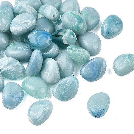 Opaque Acrylic Beads OACR-Z036-02I-1