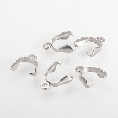 Tarnish Resistant 304 Stainless Steel Ice Pick Pinch Bails STAS-Q210-101-1