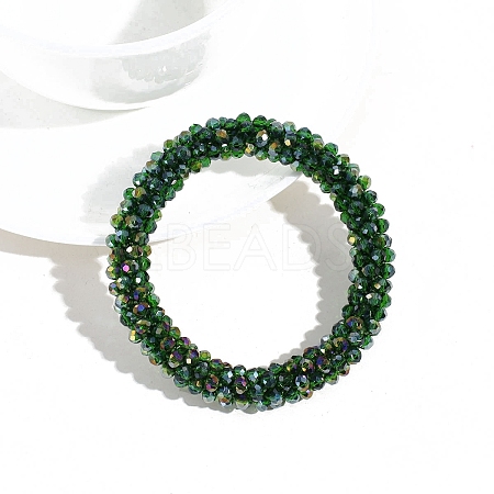 Sparkle Resin Beads Hair Ties PW-WG94742-05-1