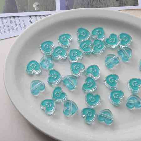 Acrylic Enamel Beads OACR-I011-22D-1