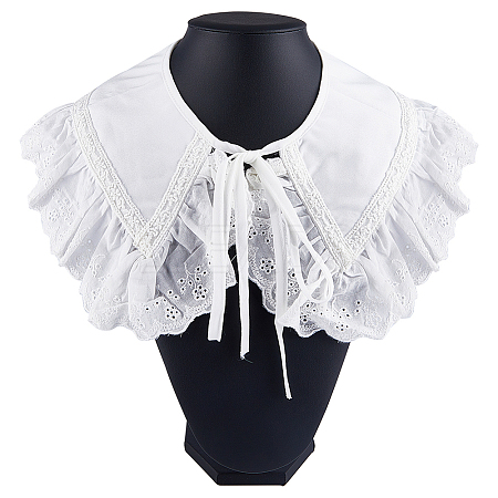 1Pc Detachable Polyester Lady's False Collars AJEW-GF0007-69-1
