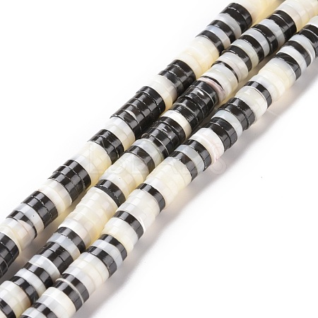 Natural Trochid Shell Beads Strands SSHEL-G023-02A-04-1