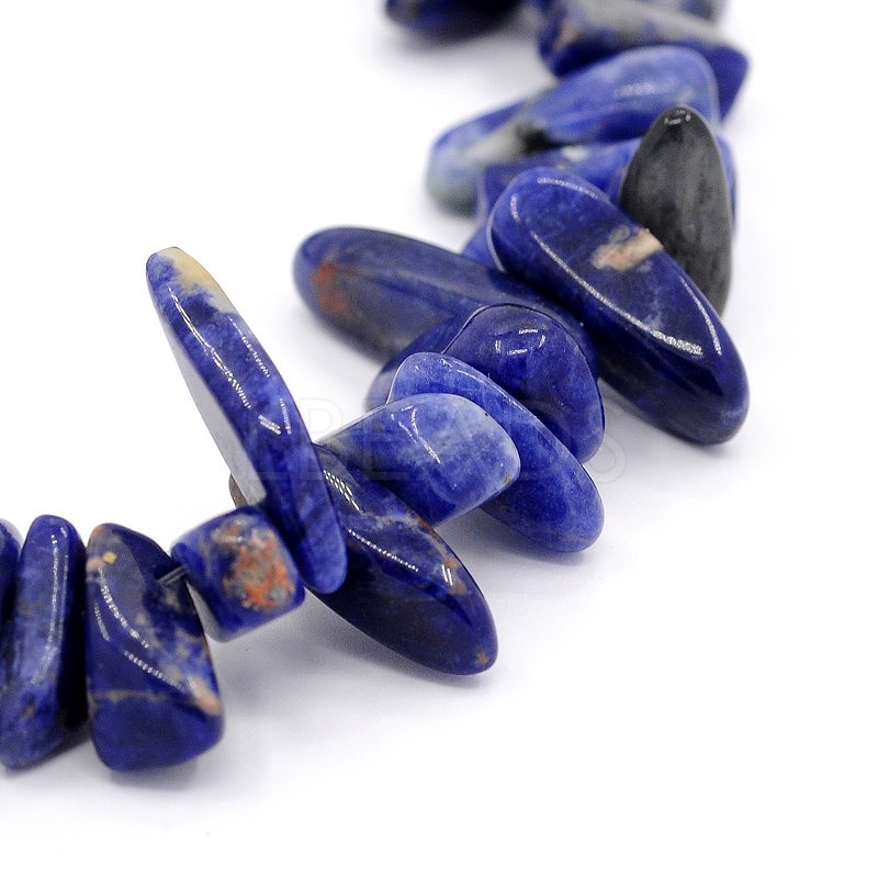 Dyed And Natural Lapis Lazuli Bead Strands