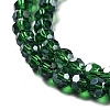 Electroplate Transparent Glass Beads Strands EGLA-A035-T4mm-A10-3