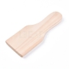 Wooden Pottery Clay Carving Curved Clapper Tool TOOL-WH0119-47-2