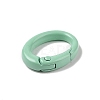 Spray Painted Alloy Spring Gate Rings AJEW-C035-01F-2
