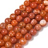Natural Agate Beads Strands G-G754-06-8mm-2