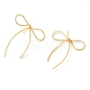 Brass Stud Earrings for Women EJEW-F334-03G-05-2