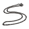Ion Plating(IP)  304 Stainless Steel Chain Necklaces NJEW-A002-06EB-1