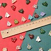 6Pcs Handmade Bumpy Glass Beads Strands LAMP-FS0001-16E-4