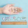 DIY Pink Drop Earring Making Kits DIY-SZ0008-71-2