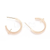Brass Stud Earring Findings X-KK-S345-184A-G-1
