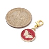 Alloy Enamel Pendant Decorations HJEW-JM01517-3