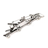 Branch Shaped Alloy Brooch Findings AL-G001-02AS-2