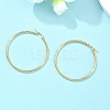 Ion Plating(IP) 304 Stainless Steel Hoop Earrings EJEW-N0016-11G-H-5