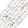 Natural White Crazy Agate Beads Strands G-P575-A04-8x5mm-03-2