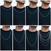 925 Sterling Silver Thin Dainty Link Chain Necklace for Women Men JN1096A-03-4