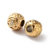 Ion Plating(IP) 304 Stainless Steel Rhinestone European Beads STAS-A092-10R-G-2